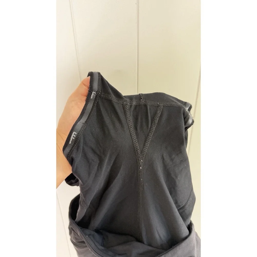 Lululemon Throwback Pace-Setter Mid-Rise Skirt In Black Size 6 Skort Tennis